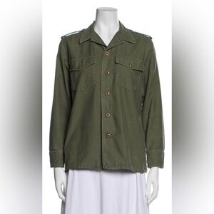 Kate Moss X Equipment Green Utility Jacket